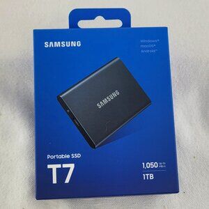 Samsung Portable SSD T7 1TB External Solid State Drive MU-PC1TOT/AM